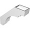 Ekena Millwork 3-in. W x 12-in. D x 12-in. H Pescadero Architectural Grade PVC Knee Brace BRCP03X12X12PEC - alternate 4